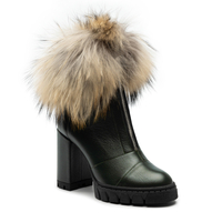 Botki R.Polański 1534 - Zielony Lico