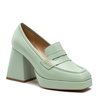 Półbuty R.Polański 1492 - Zielony Polina 586 Lico