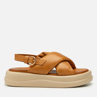 Sandały R.Polański 2190 - Camel Lico