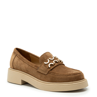 Półbuty R.Polański 2083 - Camel Zamsz