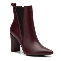 Botki R.Polański 1748 - Bordowy Lico