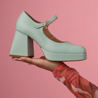 Czółenka R.Polański 1453 - Zielony Polina 586 Lico