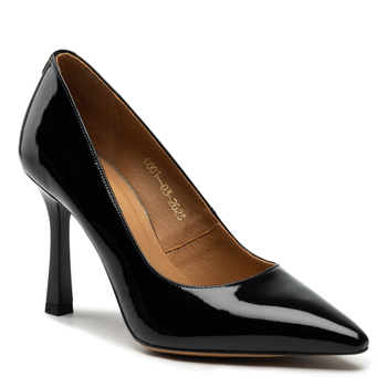 Czółenka R.Polański 1582 - Czarny Lakier