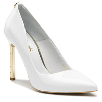 Szpilki R.Polański 808 - Biały Lakier