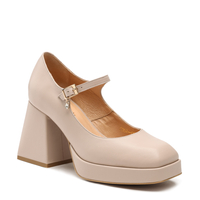 Czółenka R.Polański 1453 - Beżowy Polina 266 Lico