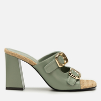 Klapki R.Polański 2171 - Zielony Lico