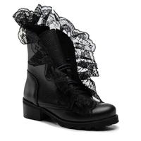 Botki R.Polański 890/K - Czarny Lico