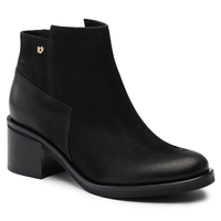 Botki 1153 - Czarny Nubuk