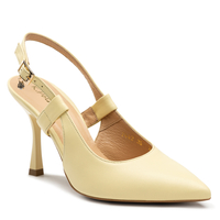 Sandały R.Polański 1442 - Light Yellow Polina 253 Lico