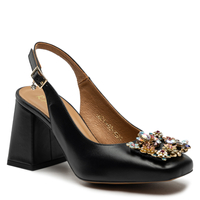 Sandały R.Polański 1631 - Czarny Polina 550 Lico