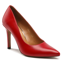 Szpilki R.Polański 1042 - Czerwony Lico