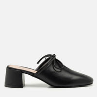 Klapki R.Polański 2132 - Czarny Lico