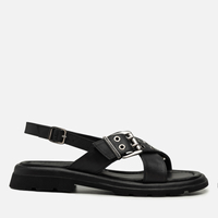 Sandały R.Polański 2210 - Czarny Lico