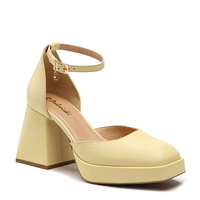 Sandały R.Polański 1454 - Light Yellow Polina 253 Lico