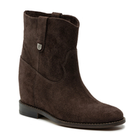 Botki R.Polański 880 - Chocolate 119 Zamsz