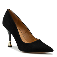 Czółenka R.Polański 1802 - Czarny Zamsz