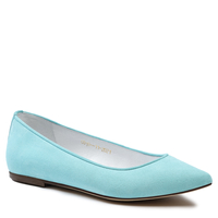 Baleriny 727 - Błękitny Zamsz