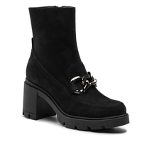 Botki R.Polański 1363 - Czarny Nubuk