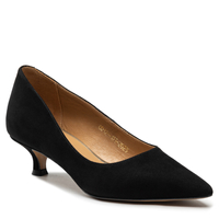 Czółenka R.Polański 1087 - Czarny Zamsz