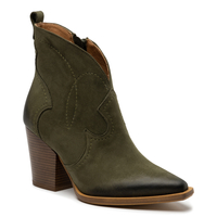 Botki R.Polański 987 - Zielony Nubuk