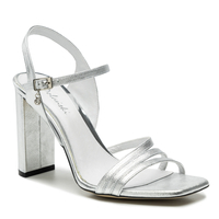 Sandały R.Polański 1676 - Srebrny Lico